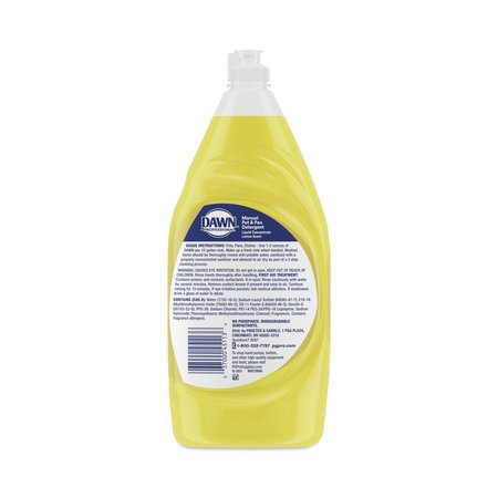 DAWN PROFESSIONAL Manual Pot/Pan Dish Detergent, Lemon, 38 oz Bottle, PK8 PGC 45113